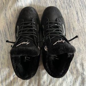 Giuseppe Zanotti New Size 7.5 Black Kriss Sneakers EUR 37.5 Free Ship Women’s